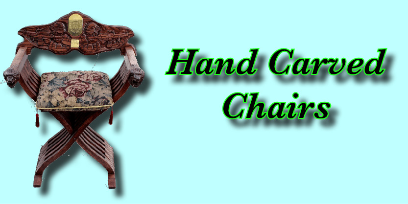 Carved Folding Chair